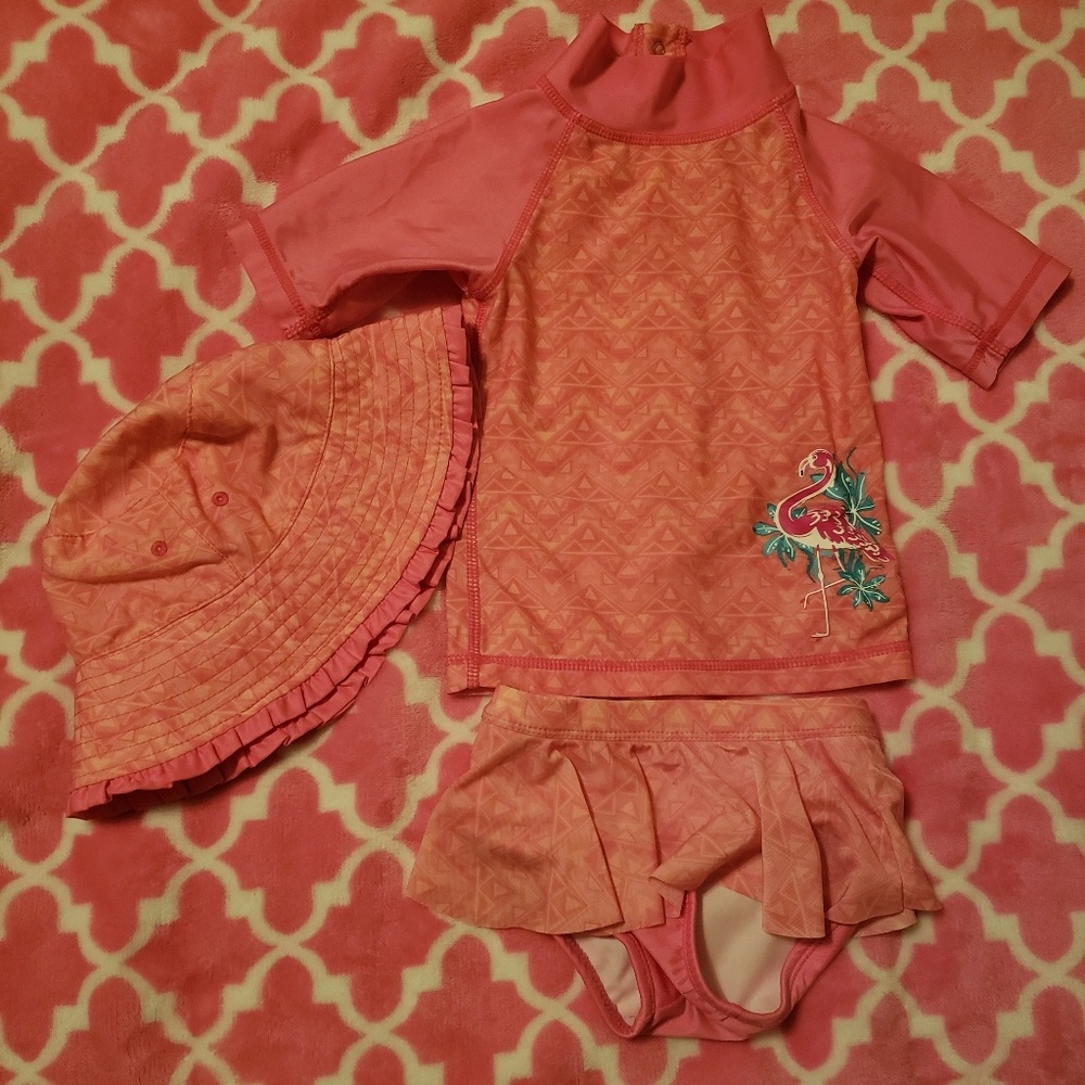 Baby Girl Swimsuit Set